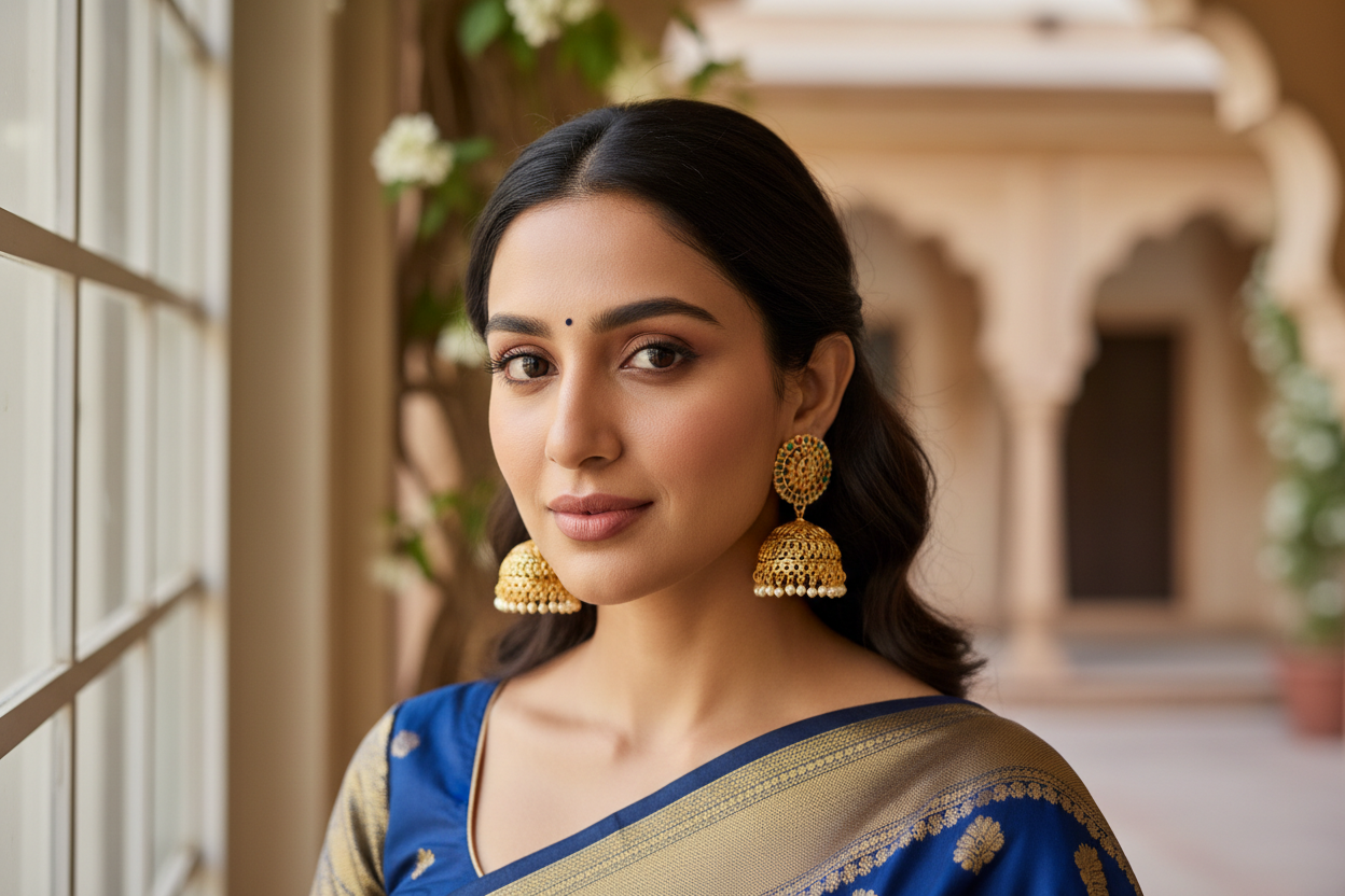 Traditional Earrings – Jhumka, Wedding & Ethnic Jewellery for Women